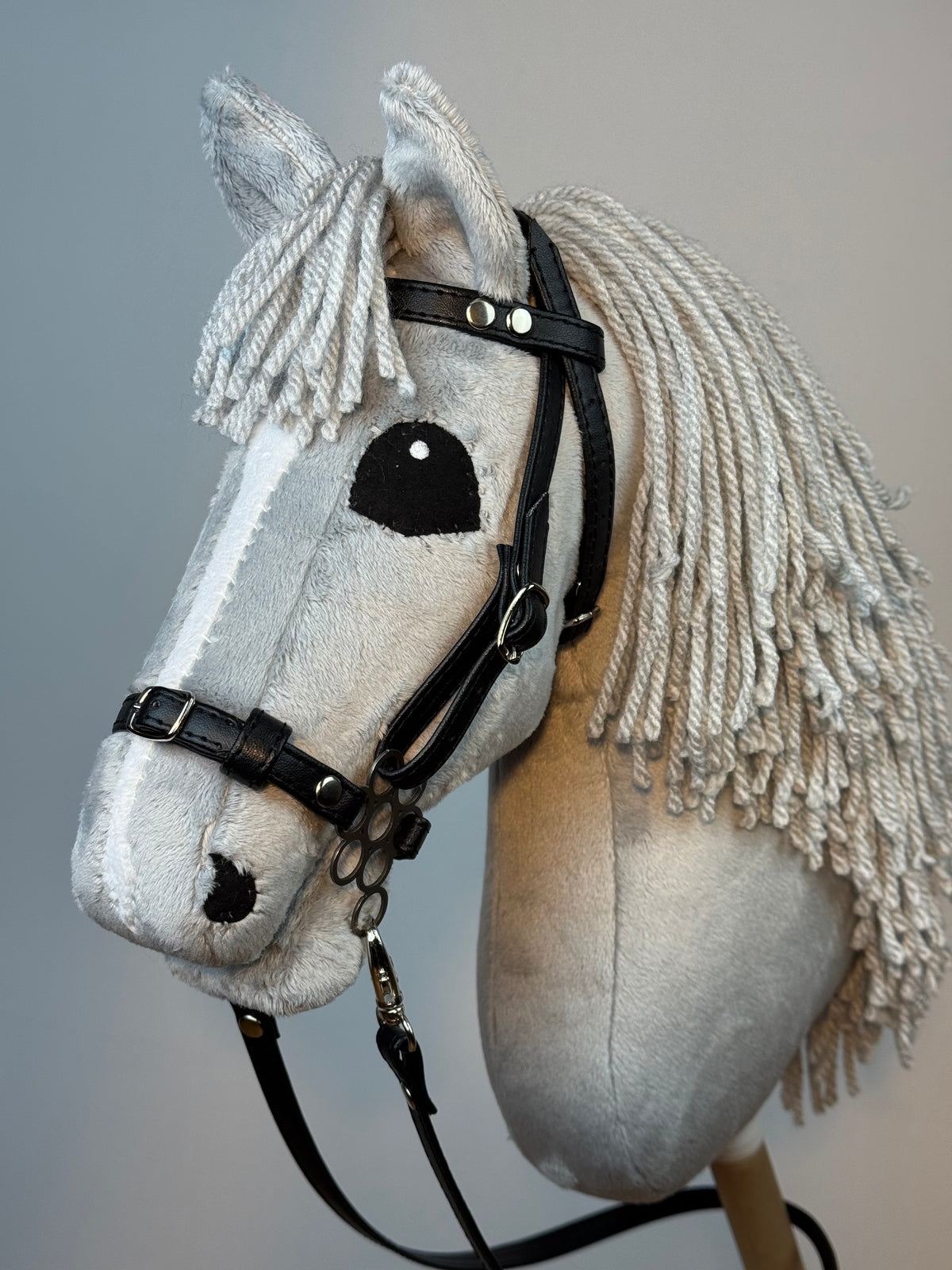 Caballo de palo Andaluz Gris. Realista. Tamaños A3, A4 y A5.