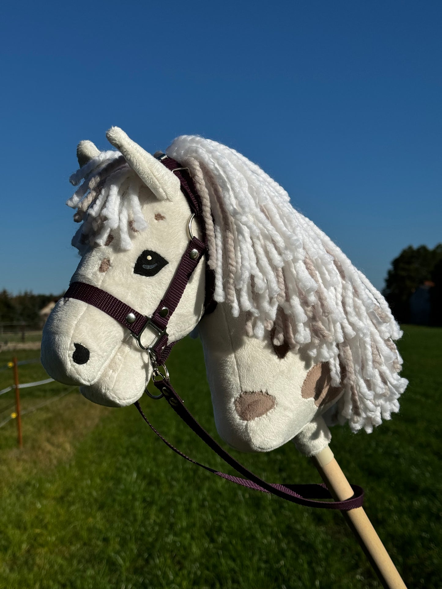 Hobby Horse A4 with detachable stick. Vanilla cookie.