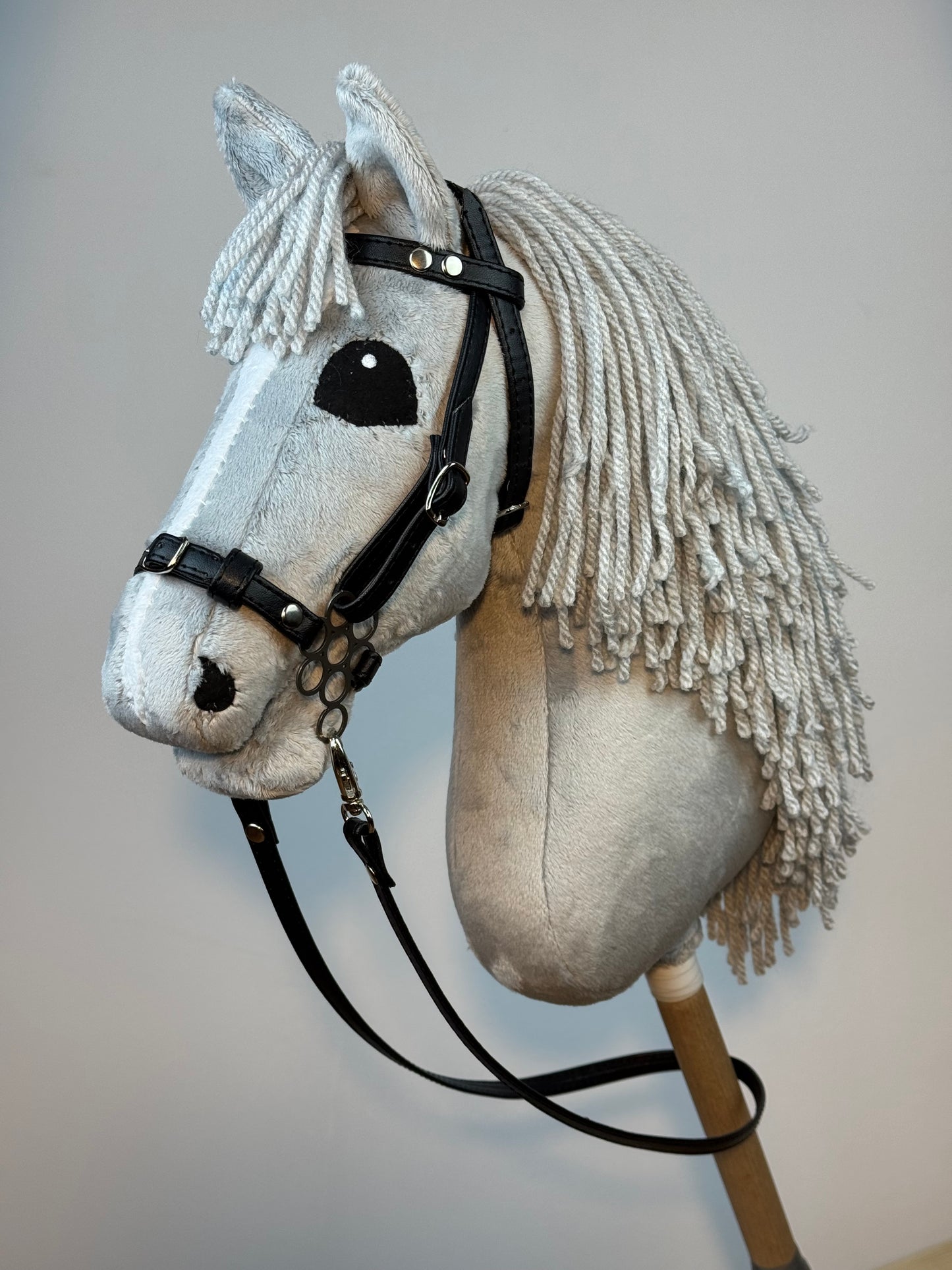 Hobby Horse A3 gray with white blaze realistic