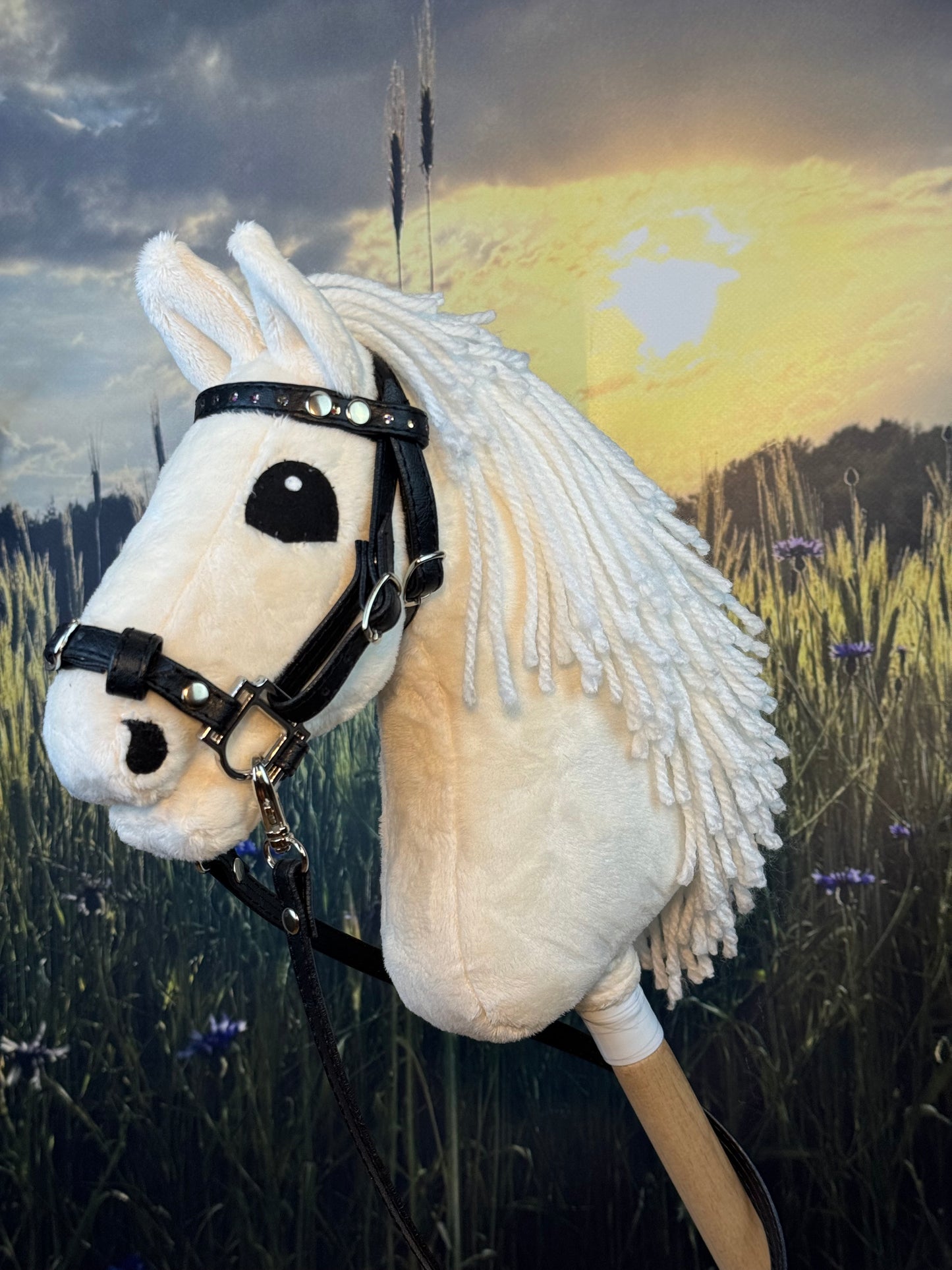 Palomino-Hobby Horse Creme. Realistisch. Größen A3, A4 und A5