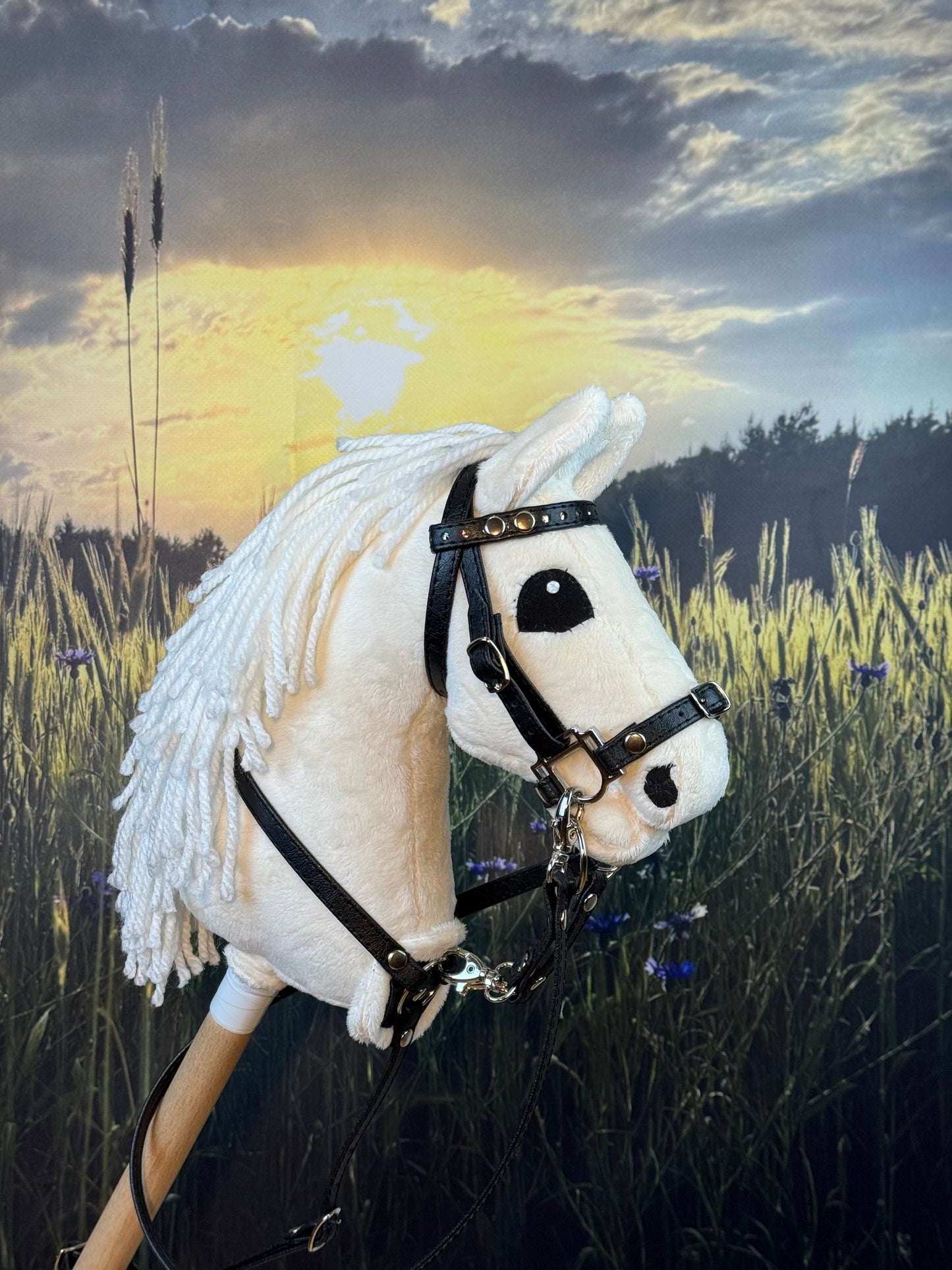Palomino-Hobby Horse Creme. Realistisch. Größen A3, A4 und A5