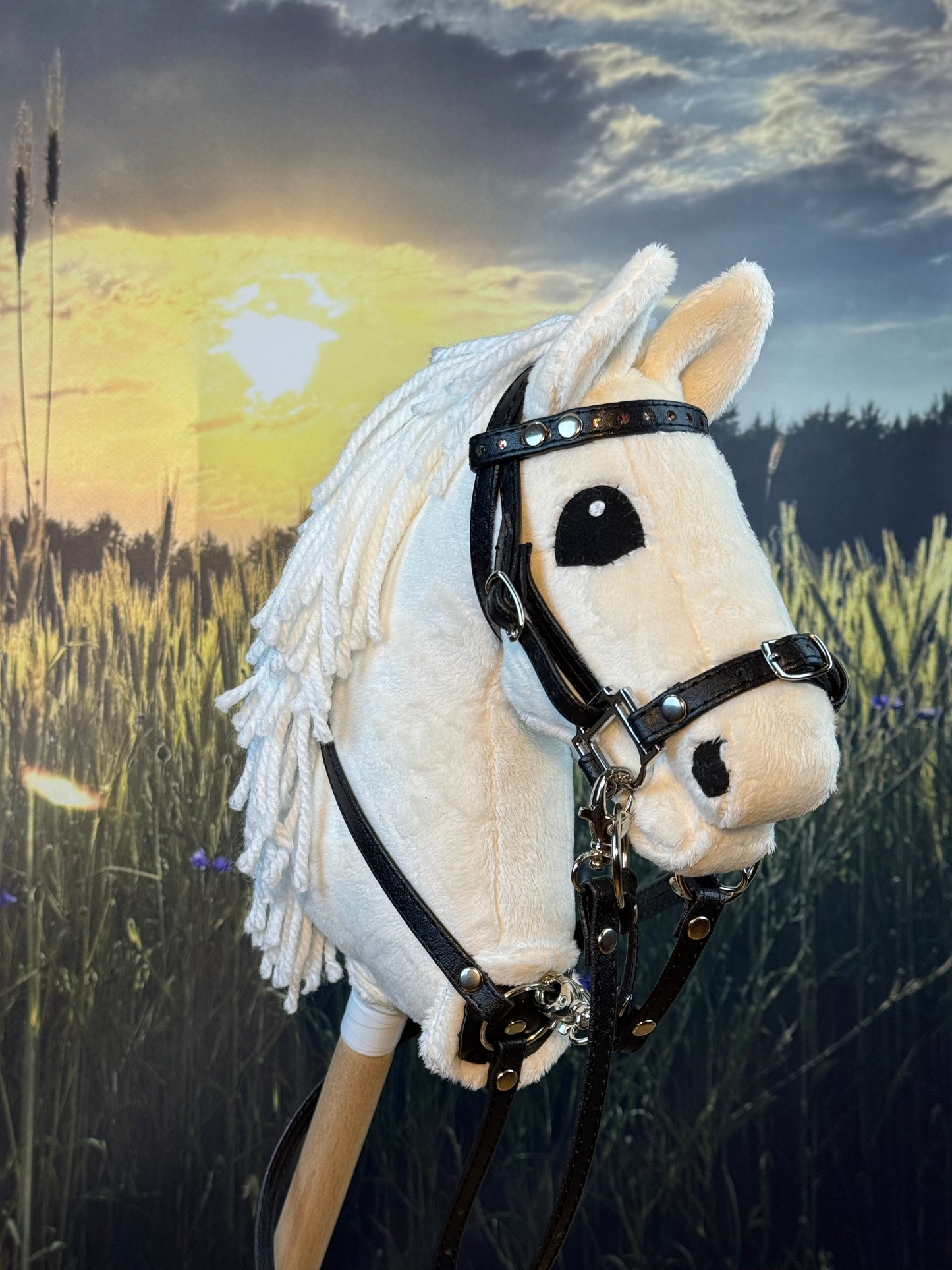 Palomino-Hobby Horse Creme. Realistisch. Größen A3, A4 und A5