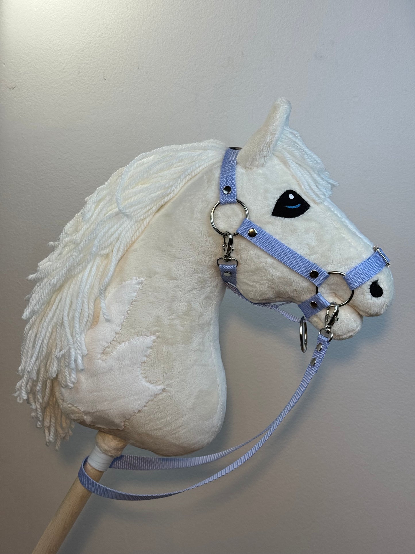 Palomino Tobiano Steckenpferd mit Flecken. Realistisch. Erhältlich in den Größen A3, A4 und A5.