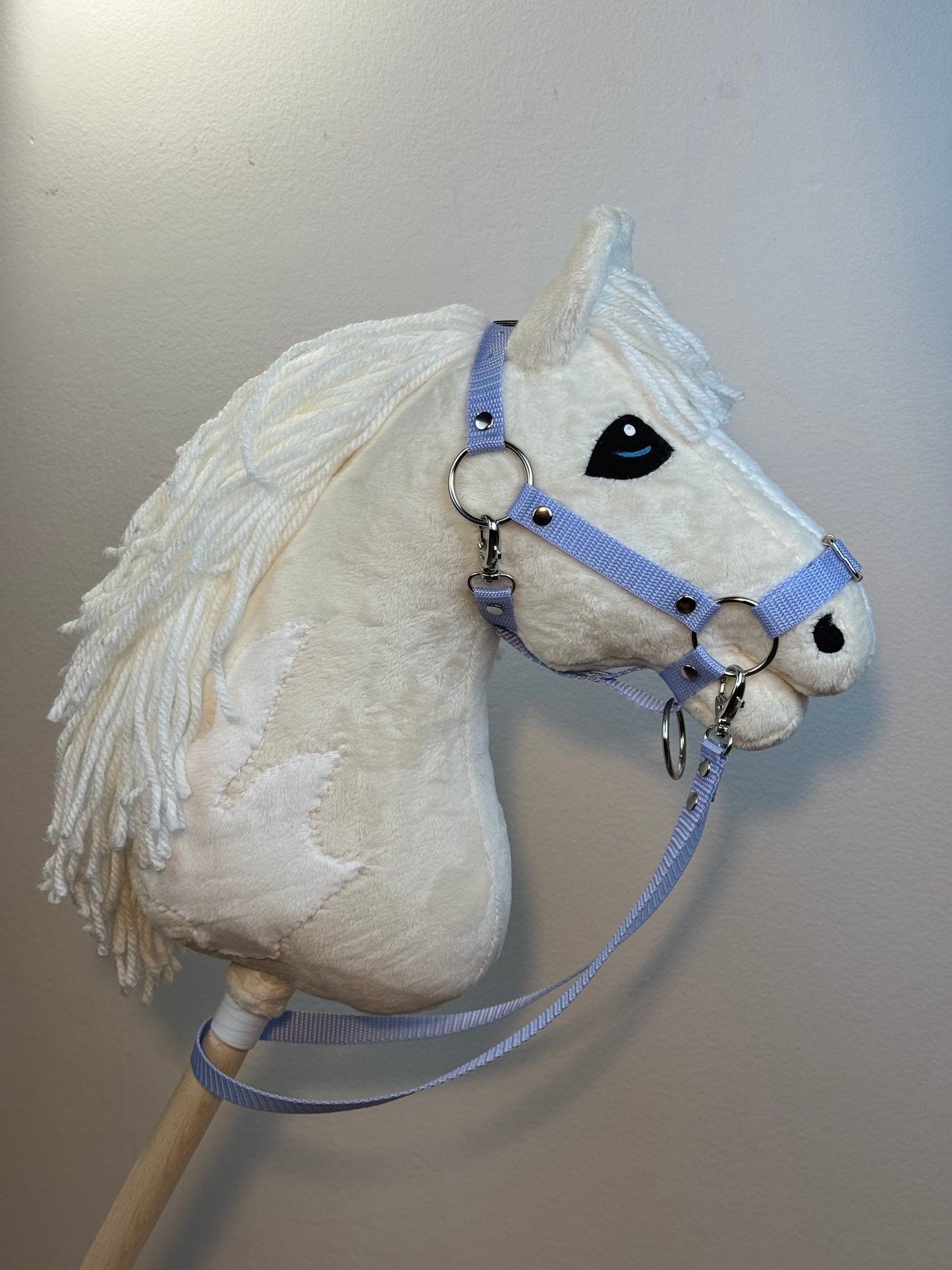 Palomino Tobiano Steckenpferd mit Flecken. Realistisch. Erhältlich in den Größen A3, A4 und A5.