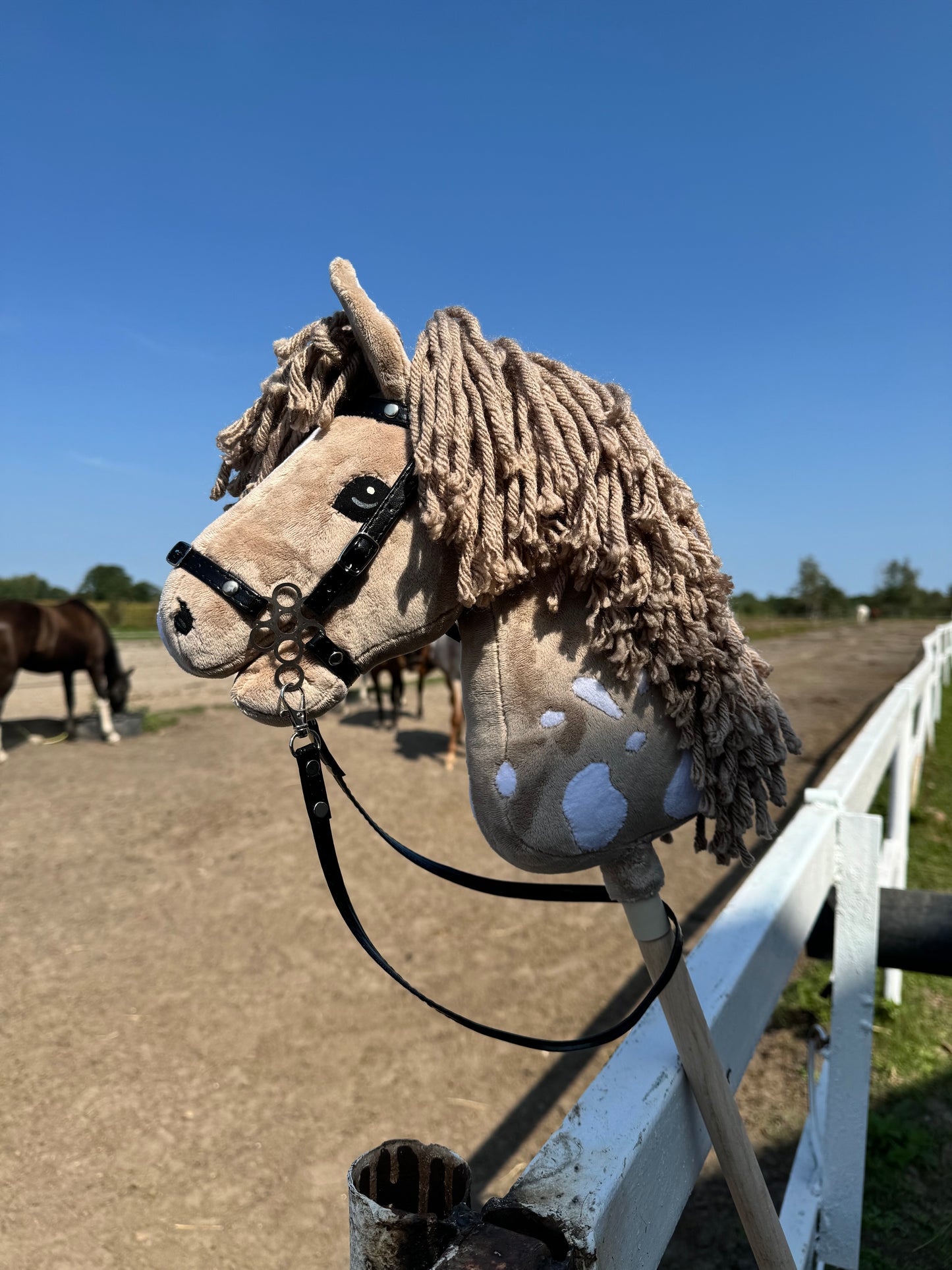 Hobby Horse A4 with detachable stick. Cappuccino Mokate.