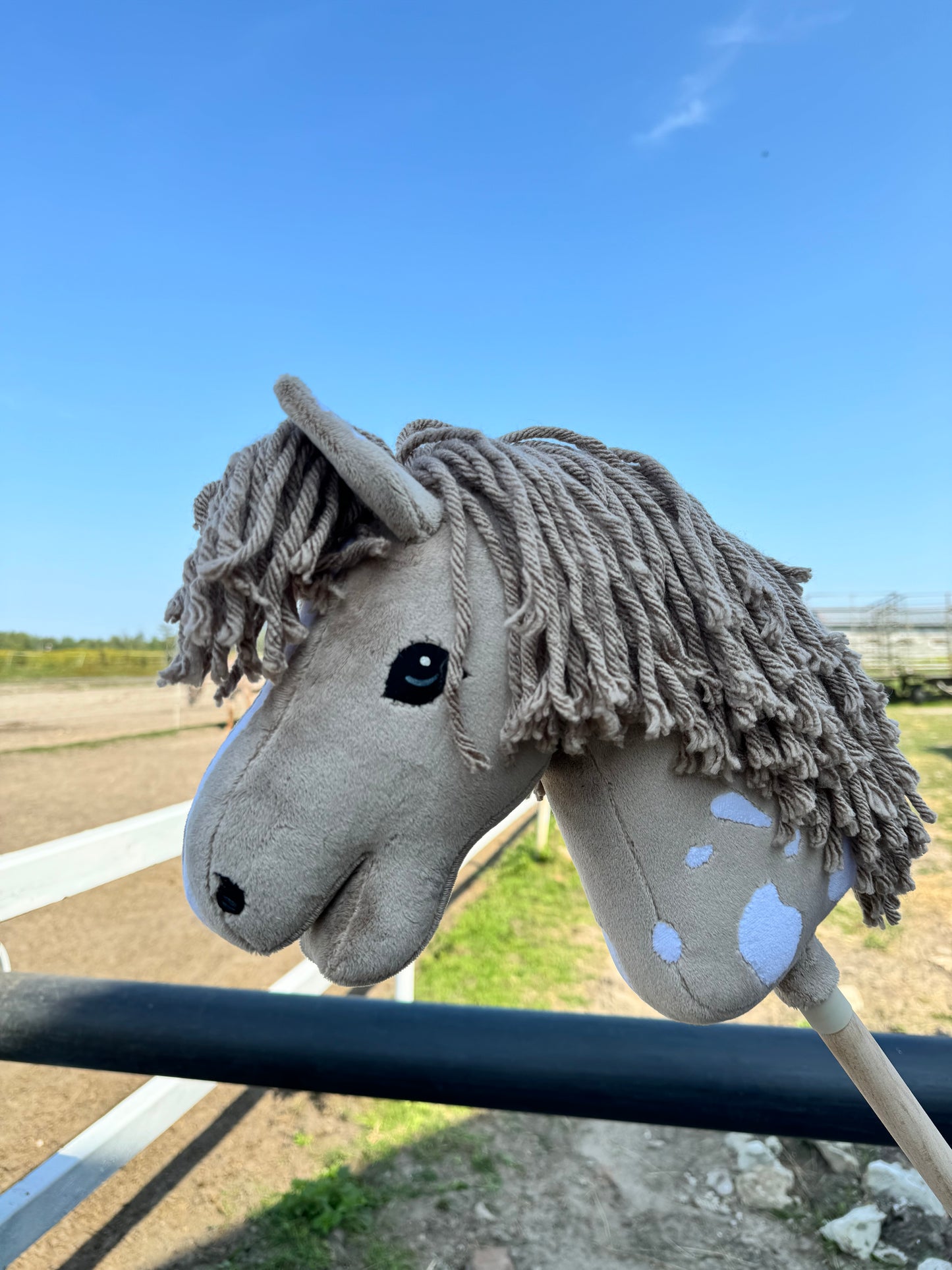 Hobby Horse A4 with detachable stick. Cappuccino Mokate.